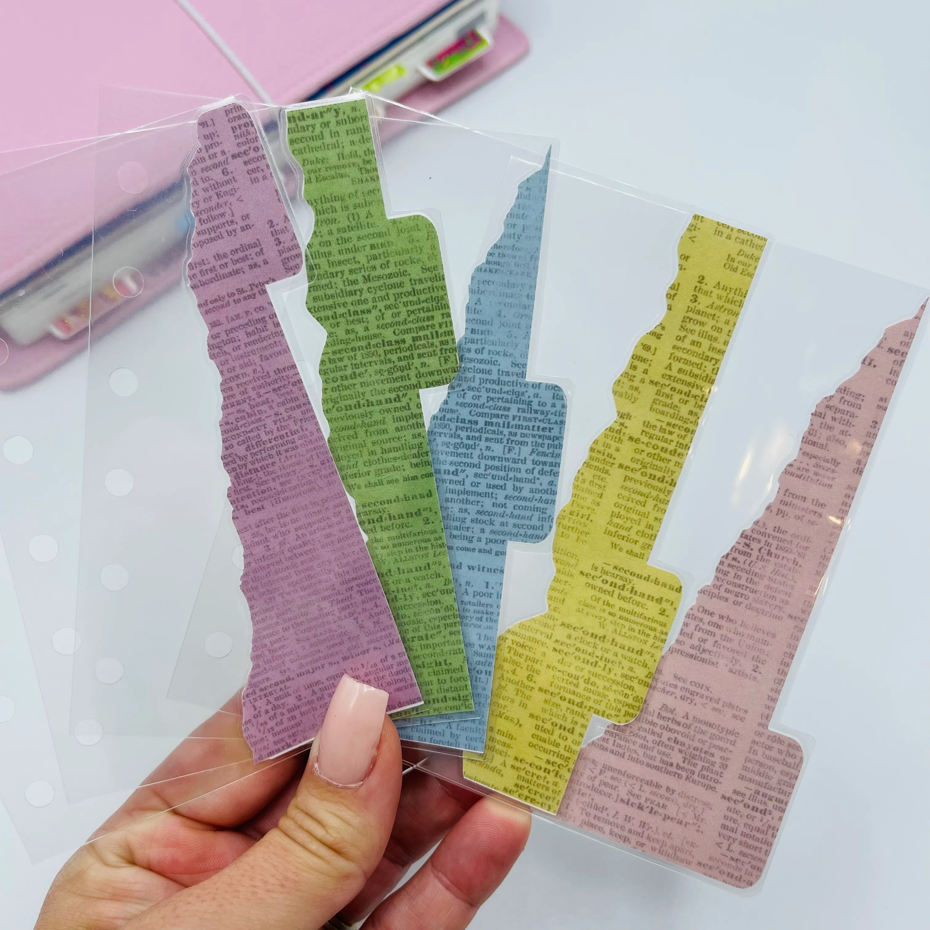 Vintage Paper Dividers - TOP TABS - Image 3